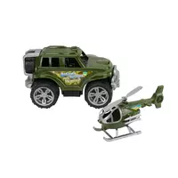 Іграшка Військовий джип з вертолетом