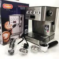 Кофеварка рожковая еспресо/капучино Magio MG-452 850 Вт, кофемашина домашняя, кофейный аппарат для дома