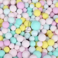 Пенопластовая гранула разноцветная макарунс, мелкая, 5-7 мм., объем 1000 мл 251-14382