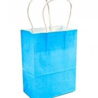 Пакет пакувальний паперовий Блакитний