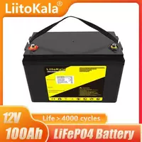 Акумулятор LiFePO4, LiitoKala, 12V 100Ah, BMS smart плата