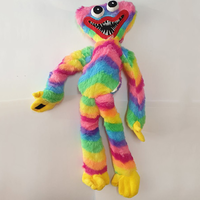 Хаги Ваги Лили Мили Мягкая игрушка (Huggy Wuggy) монстрик с липучками на руках 40см Разноцветная