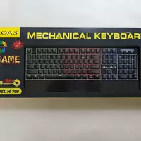 Механическая клавиатура Ubays AOAS, профессиональная светящаяся игровая клавиатура M-700