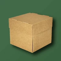 Коробка для бургера крафт L 120х120х110мм (100шт\1000шт)