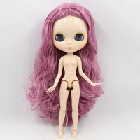 Шарнірна лялька Блайз Blythe 30 см! Без одягу, 4 кольори очей, фіолетове волосся