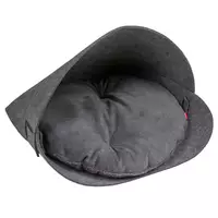 Лежак із подушкою Red Point Shell для котів повсть сірий (450 x 550 x 480 мм)