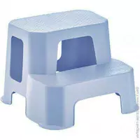 Табурет-драбина з пластику малий-блакитний 395*384*283 мм HERCULES TWO STEP SMALL STOOL