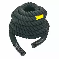 Канат для кроссфита Combat Battle Rope R-6228 No branding   9м Черный (56429518)